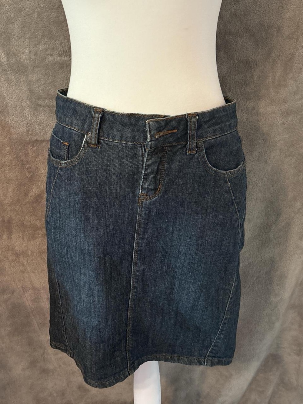 Vintage Y2K Denim Maxi Skirt